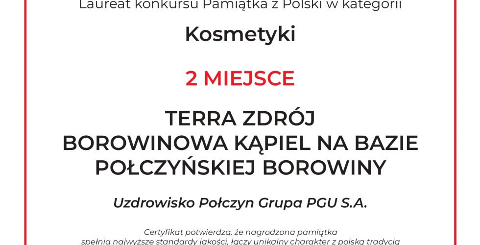 II edycja Konkursu PAMIĄTKA Z POLSKI POLISH SOUVENIRS